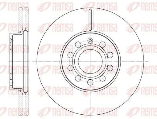 Bremsscheibe REMSA 6648.10