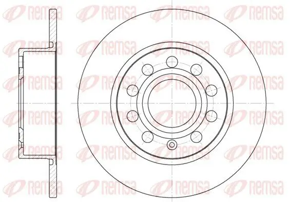 Bremsscheibe REMSA 6649.00