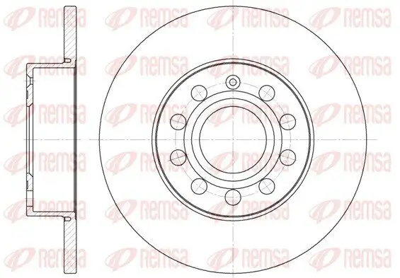 Bremsscheibe REMSA 6650.00