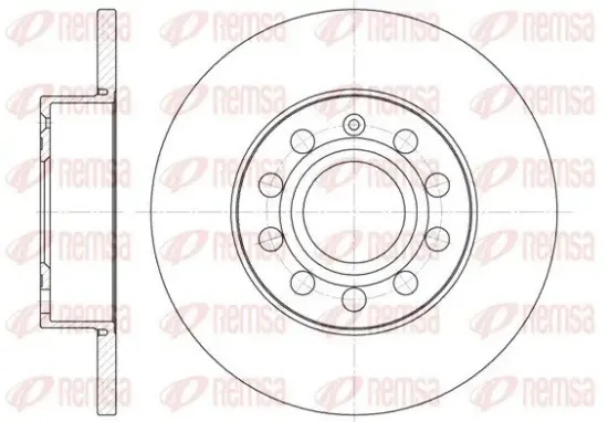 Bremsscheibe REMSA 6650.00 Bild Bremsscheibe REMSA 6650.00