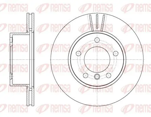 Bremsscheibe REMSA 6651.10