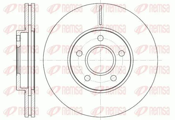 Bremsscheibe REMSA 6662.10