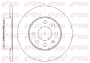 Bremsscheibe Vorderachse REMSA 6664.00
