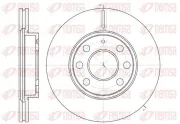 Bremsscheibe Vorderachse REMSA 6665.10