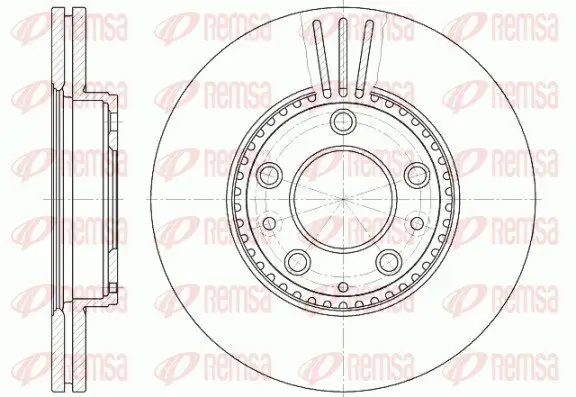 Bremsscheibe Vorderachse REMSA 6673.10