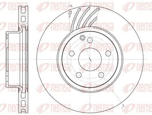 Bremsscheibe Vorderachse REMSA 6677.10