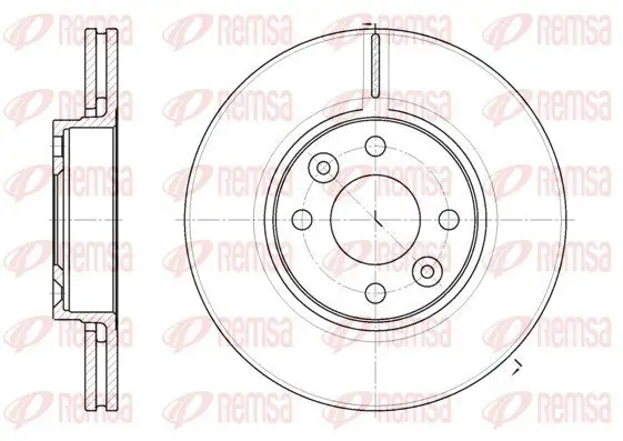 Bremsscheibe REMSA 6683.10