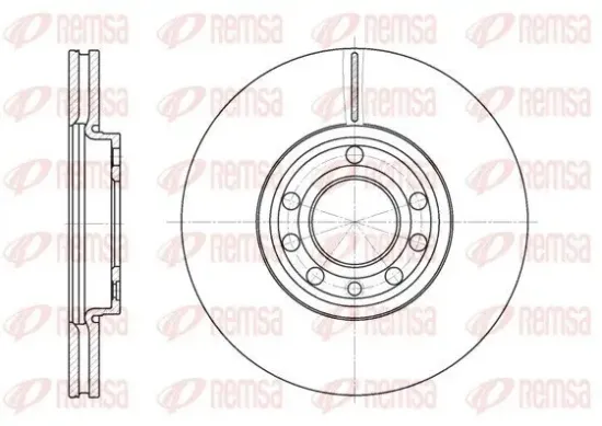 Bremsscheibe REMSA 6689.10 Bild Bremsscheibe REMSA 6689.10