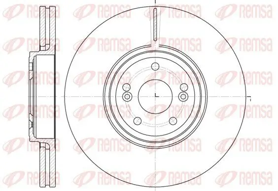 Bremsscheibe REMSA 6695.10