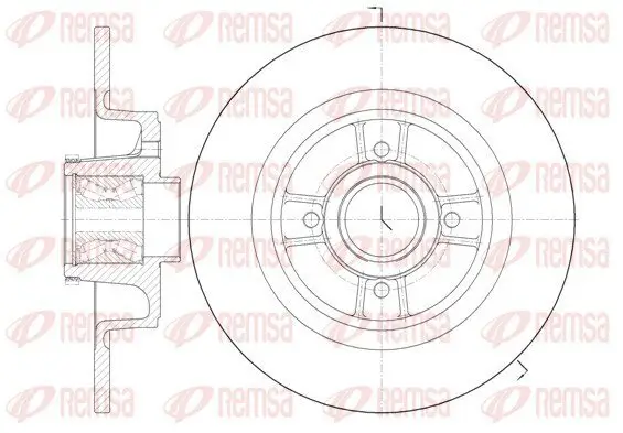 Bremsscheibe REMSA 6698.20