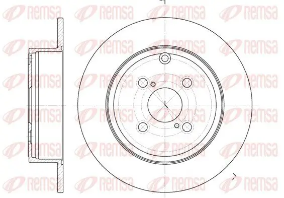 Bremsscheibe REMSA 6705.00