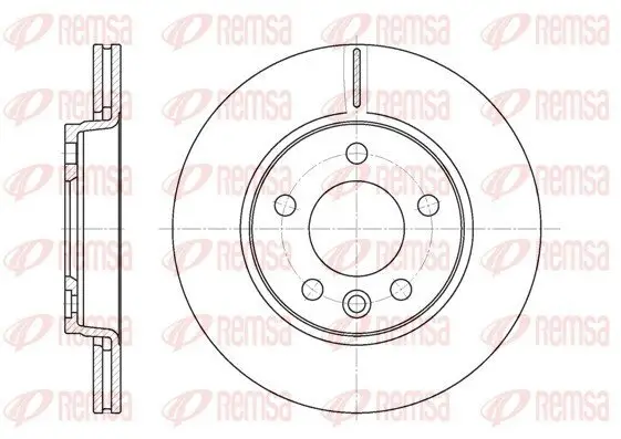 Bremsscheibe REMSA 6707.10