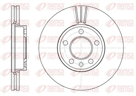 Bremsscheibe REMSA 6708.10