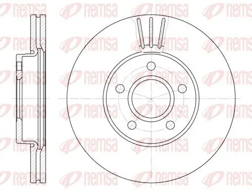 Bremsscheibe REMSA 6710.10