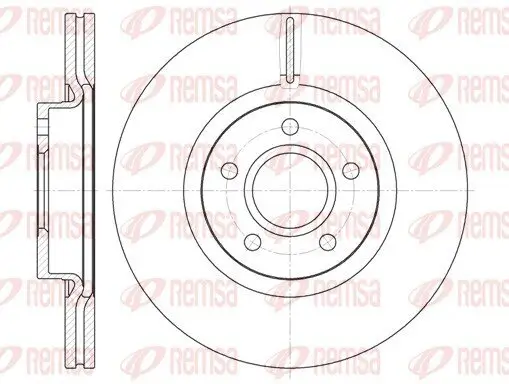 Bremsscheibe REMSA 6711.10