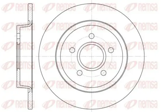 Bremsscheibe REMSA 6712.00 Bild Bremsscheibe REMSA 6712.00