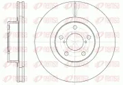 Bremsscheibe Vorderachse REMSA 6715.10