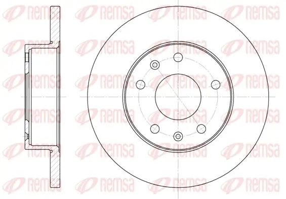 Bremsscheibe Vorderachse REMSA 6721.00