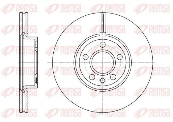 Bremsscheibe REMSA 6728.10