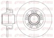 Bremsscheibe Hinterachse REMSA 6733.00