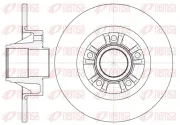 Bremsscheibe Hinterachse REMSA 6733.00