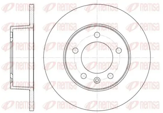 Bremsscheibe REMSA 6735.00 Bild Bremsscheibe REMSA 6735.00