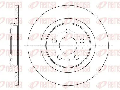 Bremsscheibe REMSA 6736.00