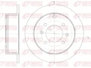 Bremsscheibe Hinterachse REMSA 6757.00