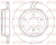 Bremsscheibe Hinterachse REMSA 6772.10
