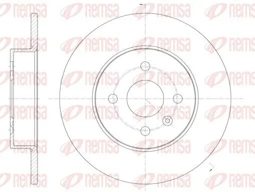 Bremsscheibe REMSA 6789.00