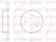 Bremsscheibe Hinterachse REMSA 6789.00