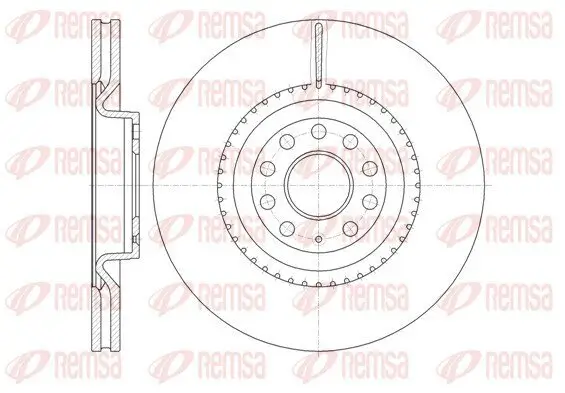 Bremsscheibe REMSA 6791.10