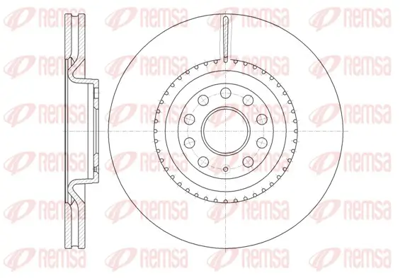 Bremsscheibe Vorderachse REMSA 6791.10