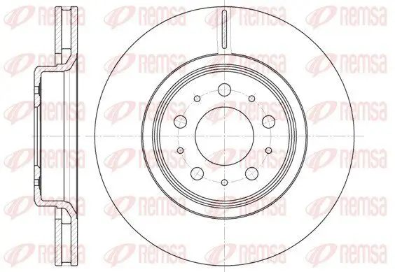 Bremsscheibe REMSA 6795.10