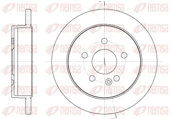 Bremsscheibe REMSA 6799.00