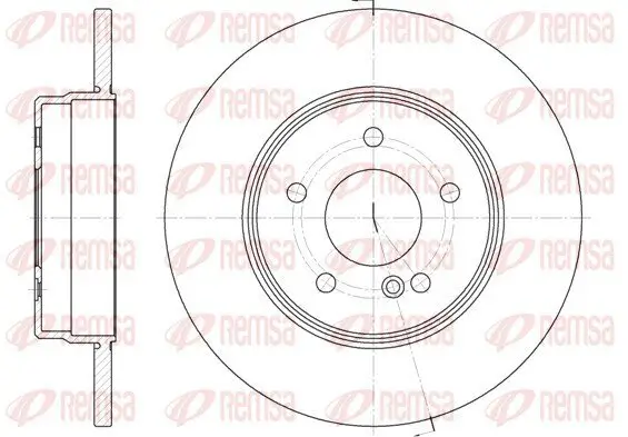 Bremsscheibe REMSA 6801.00