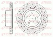 Bremsscheibe Vorderachse REMSA 6817.10