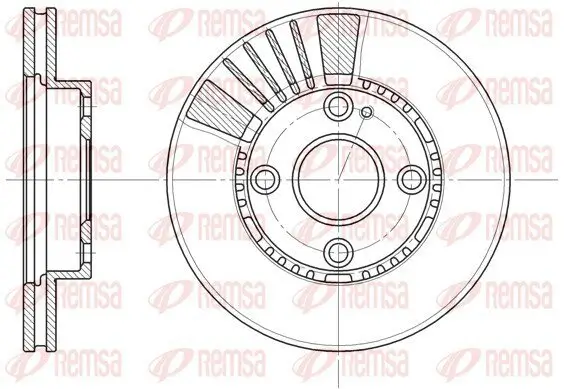 Bremsscheibe REMSA 6834.10