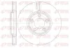 Bremsscheibe Vorderachse REMSA 6836.10