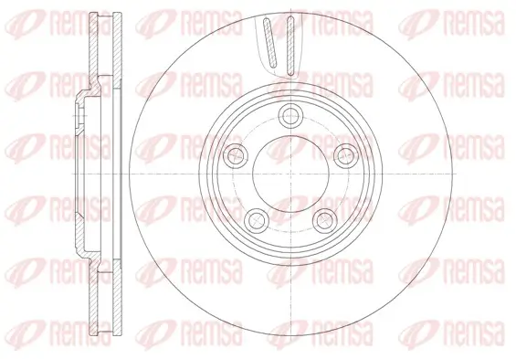 Bremsscheibe Vorderachse REMSA 6836.10