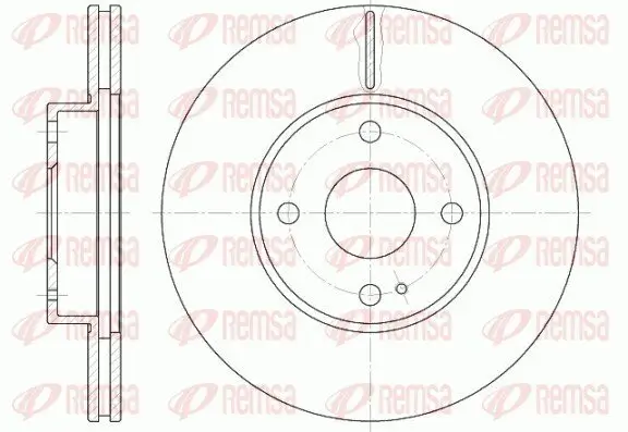 Bremsscheibe REMSA 6843.10