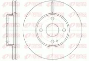 Bremsscheibe Vorderachse REMSA 6843.10