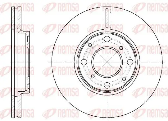 Bremsscheibe REMSA 6844.10