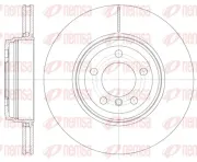 Bremsscheibe Hinterachse REMSA 6852.10