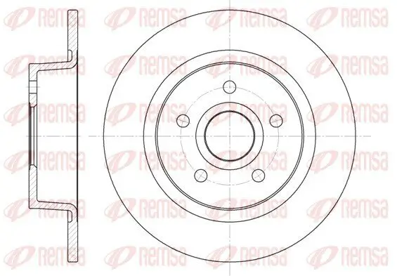 Bremsscheibe REMSA 6863.00