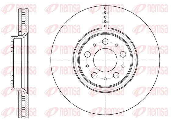 Bremsscheibe Vorderachse REMSA 6866.10