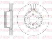 Bremsscheibe Vorderachse REMSA 6867.10