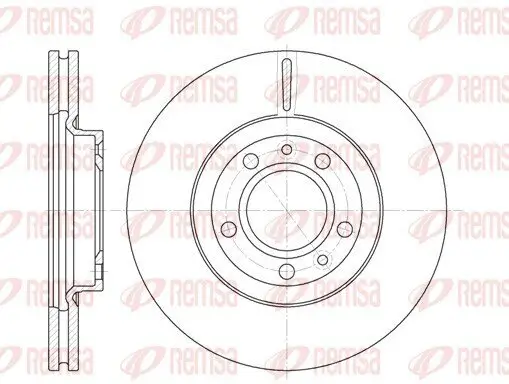 Bremsscheibe REMSA 6869.10 Bild Bremsscheibe REMSA 6869.10