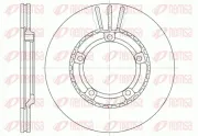 Bremsscheibe Vorderachse REMSA 6870.10