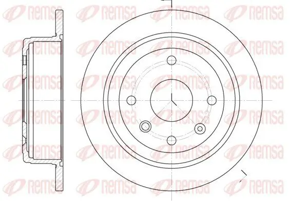 Bremsscheibe REMSA 6876.00